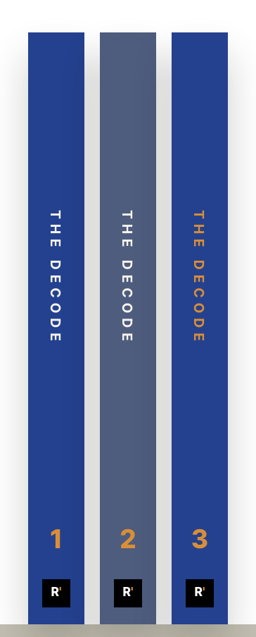 THE DECODE 3권 책등
